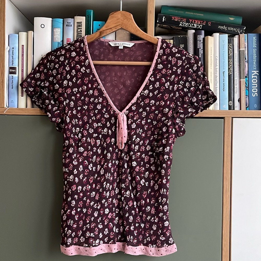 Laura Ashely Floral Blouse